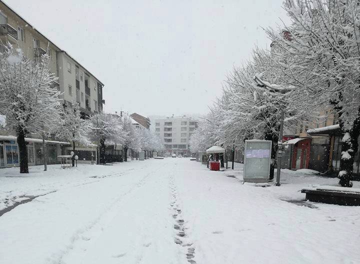 U Beranama slab snijeg