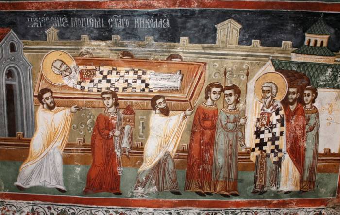 prenos moštiju svetog oca Nikolaja