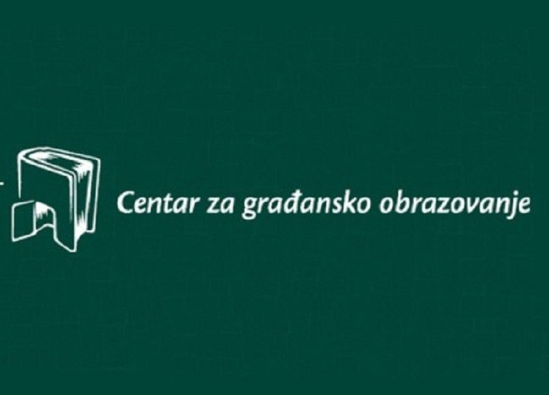 na slici se nalazi centar za građansko obrazovanje logo