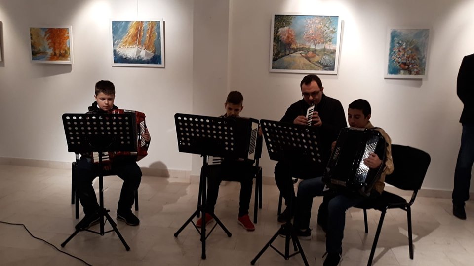 Učesnici na izložbi slika Živaljevića