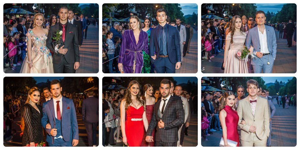 na slici se nalaze maturanti