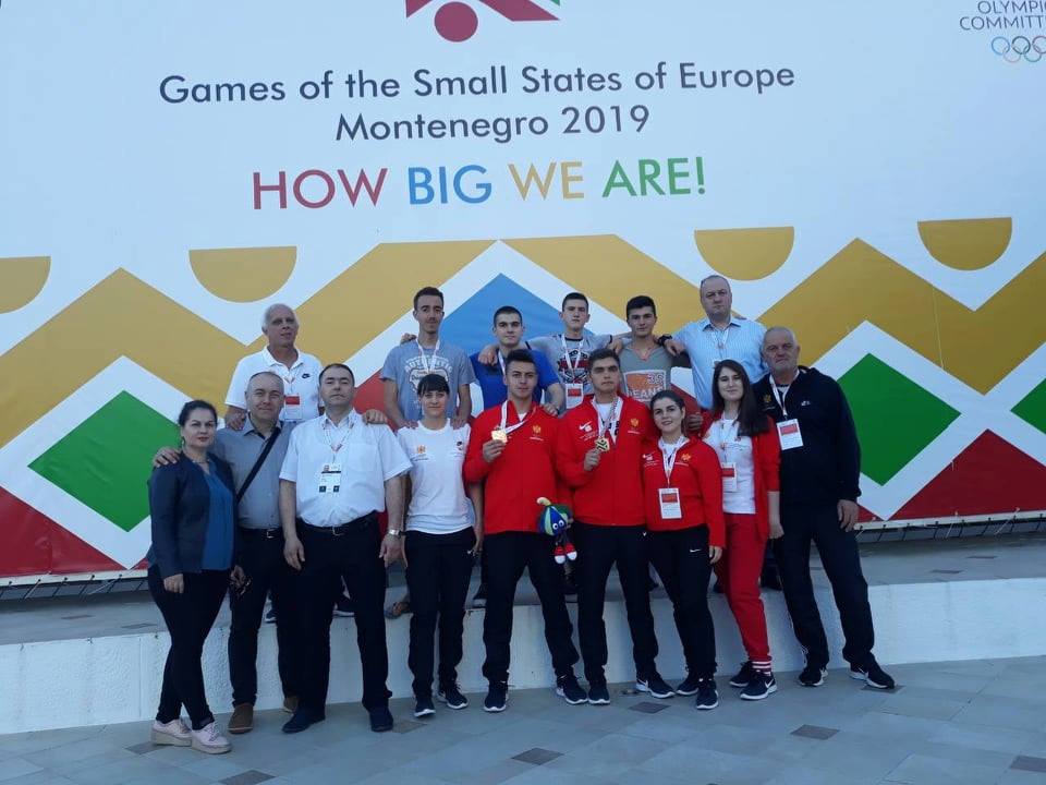 Ekipa iz Berana na igrama malih zemalja