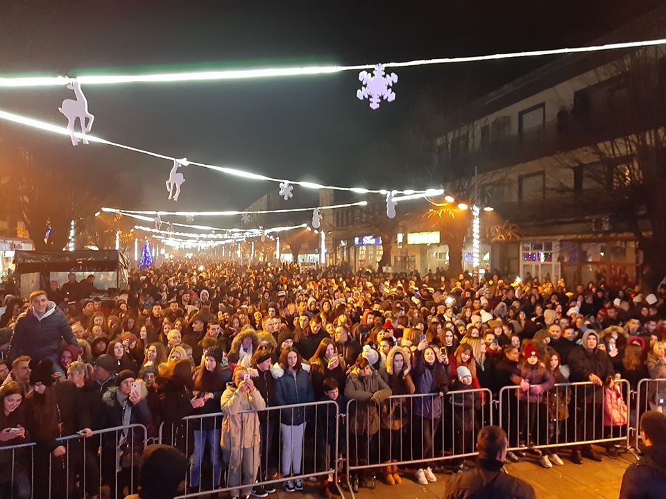 Uprkos hladnoći koncert je bio prelijep