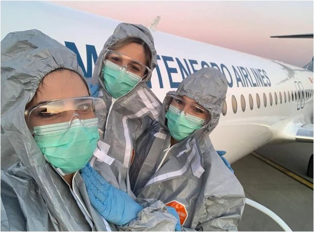 Avion MA odletio za Italiju po crnogorske državljane