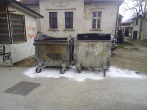 Dezinfekcija prostora ispod kontejnera