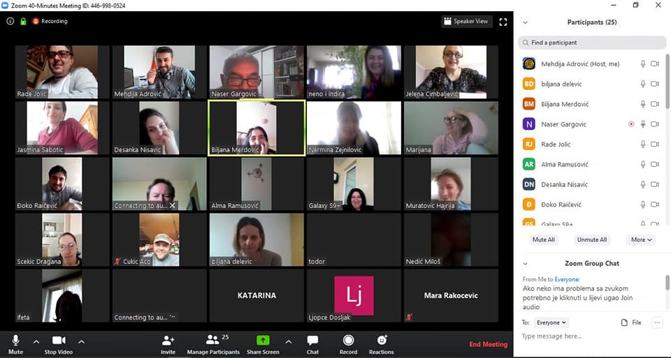 SSŠ održala elektronsku sjednicu