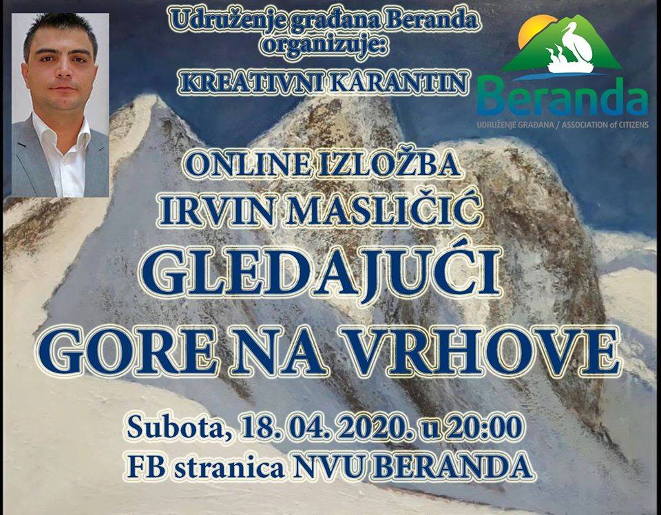 Večeras online izložba nevladinog udruženja “Beranda”