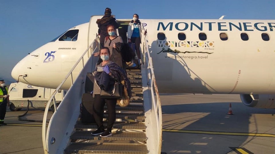 54 državljanina se vratila u Crnu Goru
