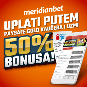 ČETVRTAK U MERIDIANU DONOSI 50% BONUSA!