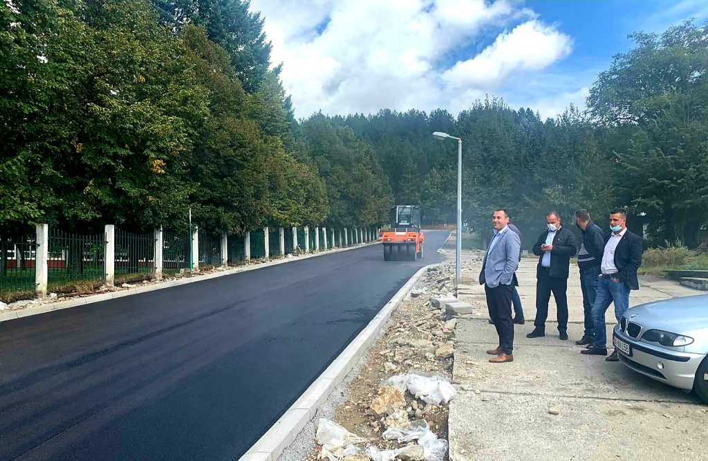 Asfaltiran put od Hotela Berane do Jasikovca
