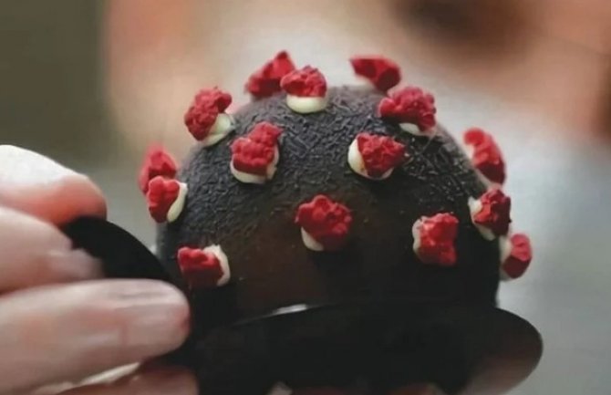 Dezert u obliku korone