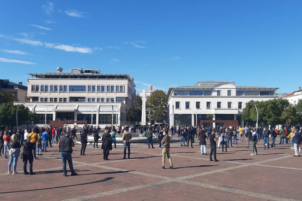 ugostitelji, protest, Podgorica