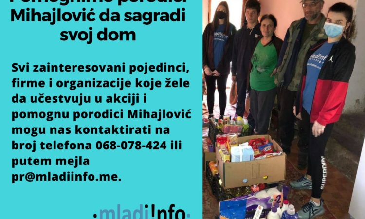 Pomozimo porodici Mihajlovic da sagradi dom