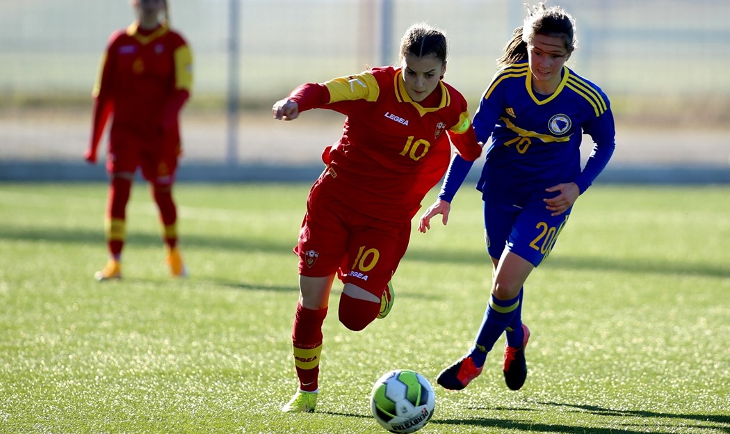 fudbalerke, gošće, BIH, CRna GOra