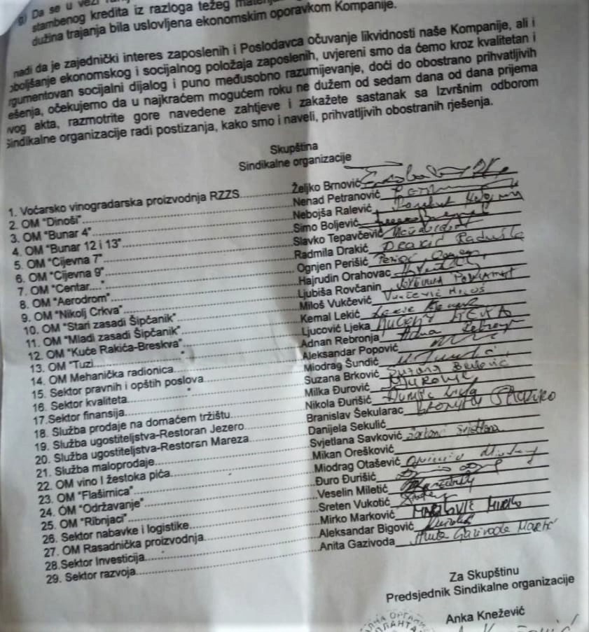 skupstina sindikalne organizacije