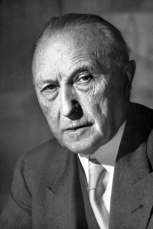 Konrad Adenauer, njemački državnik,