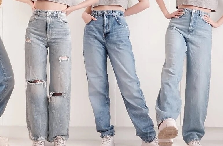 farmerke, Levis, široke nogavice