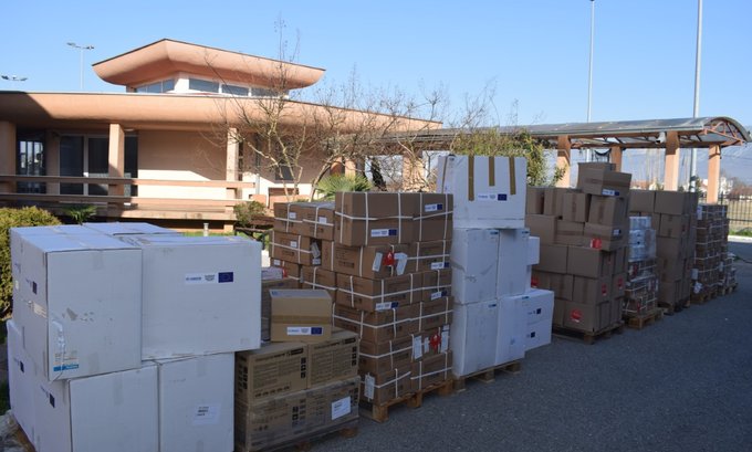 donacija, maske, rukavice, MUP