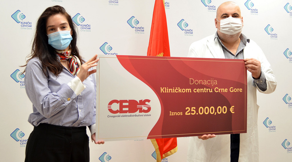 CEDIS, KCCG, donacija, Medicinski direktor Kliničkog centra Zoran Terzić