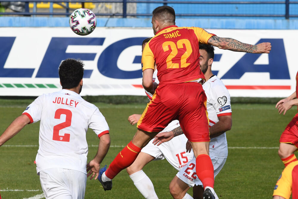 utakmica, crna gora, radulović, fudbal