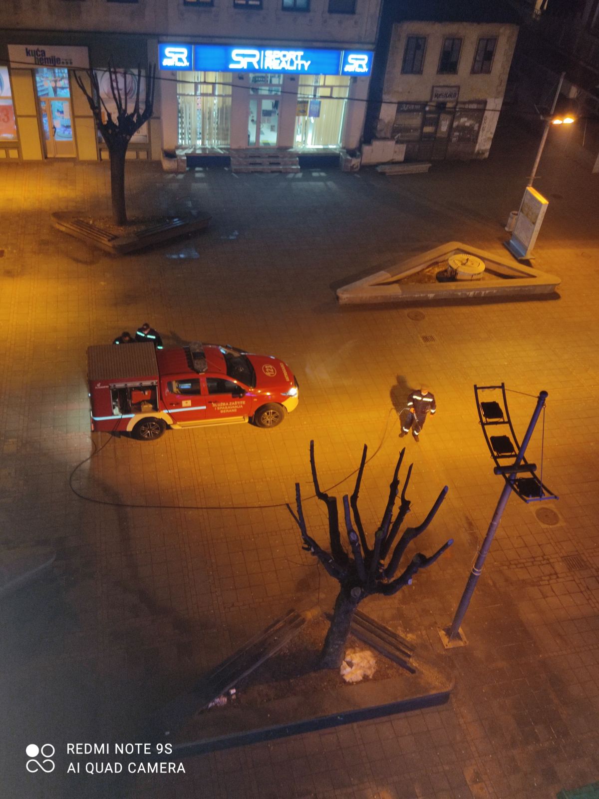 Beranski vatrogasci dezinfikuju ulice