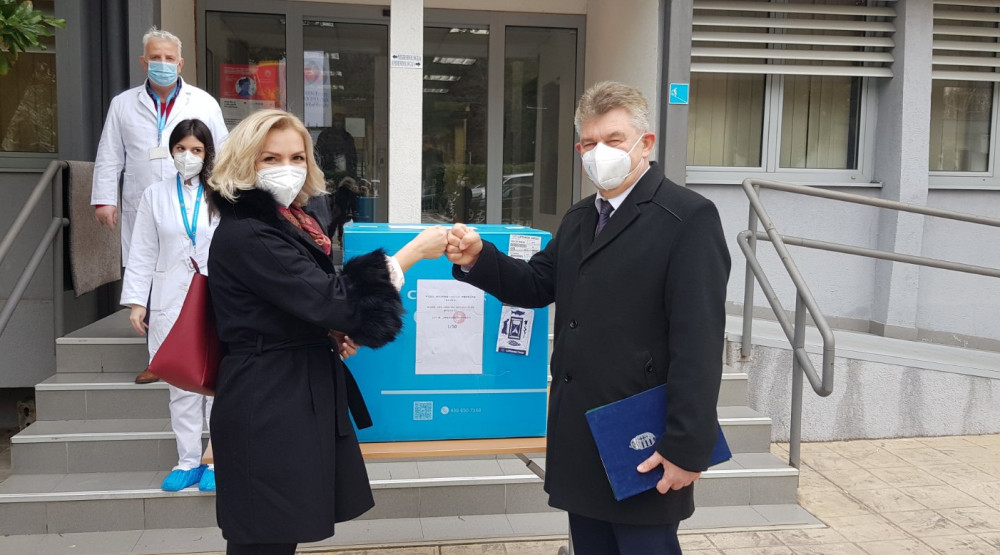 Mađarska, donacija pcr testova, Borovinić Bojović