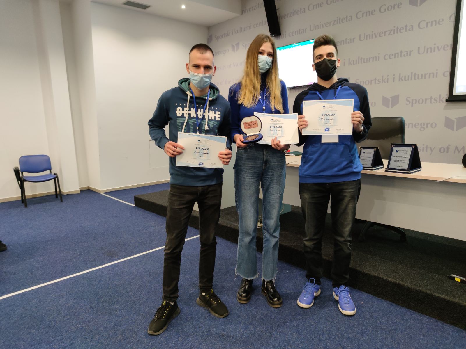 "Studentski kviz znanja", UCG, tehnički fakulteti