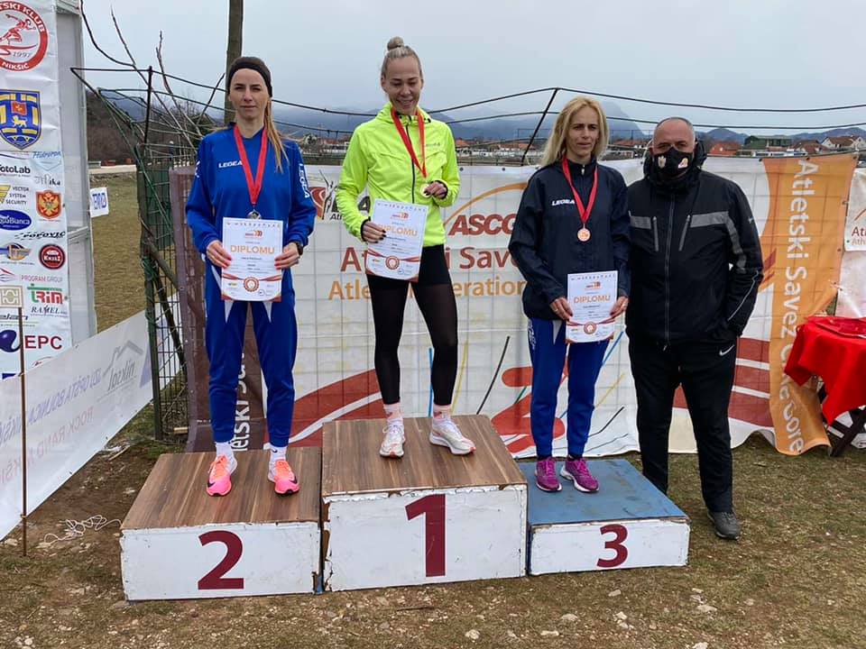 Tletika, prvenstvo, kros, Crna GOra