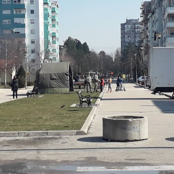 Vojska, mjere, Nikšić, Podgorica