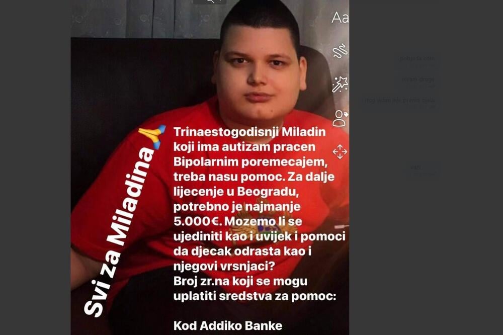 Miladin, liječenje, autizam