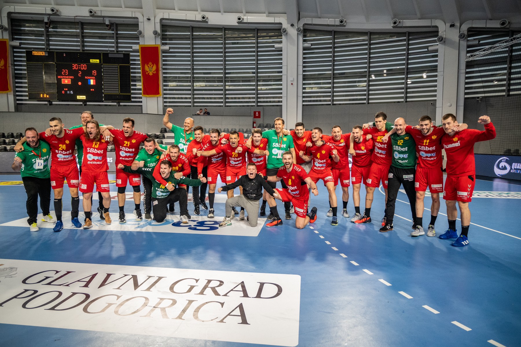 Rukomet, Crna Gora, rumunija