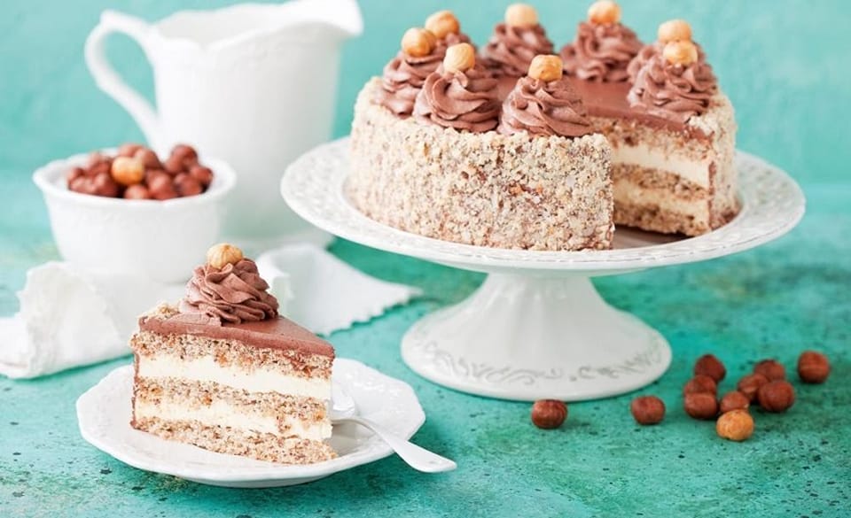 Noiset torta, desert, sastojci