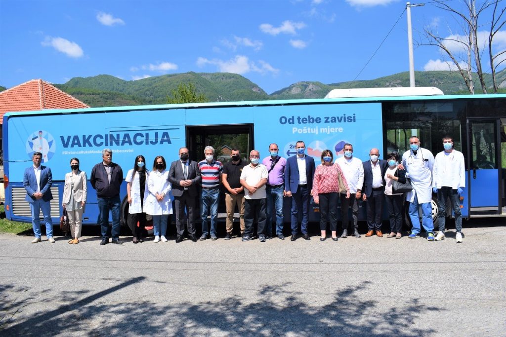 Ispraćen proces vakcinacije u vakcinalnim autobusima