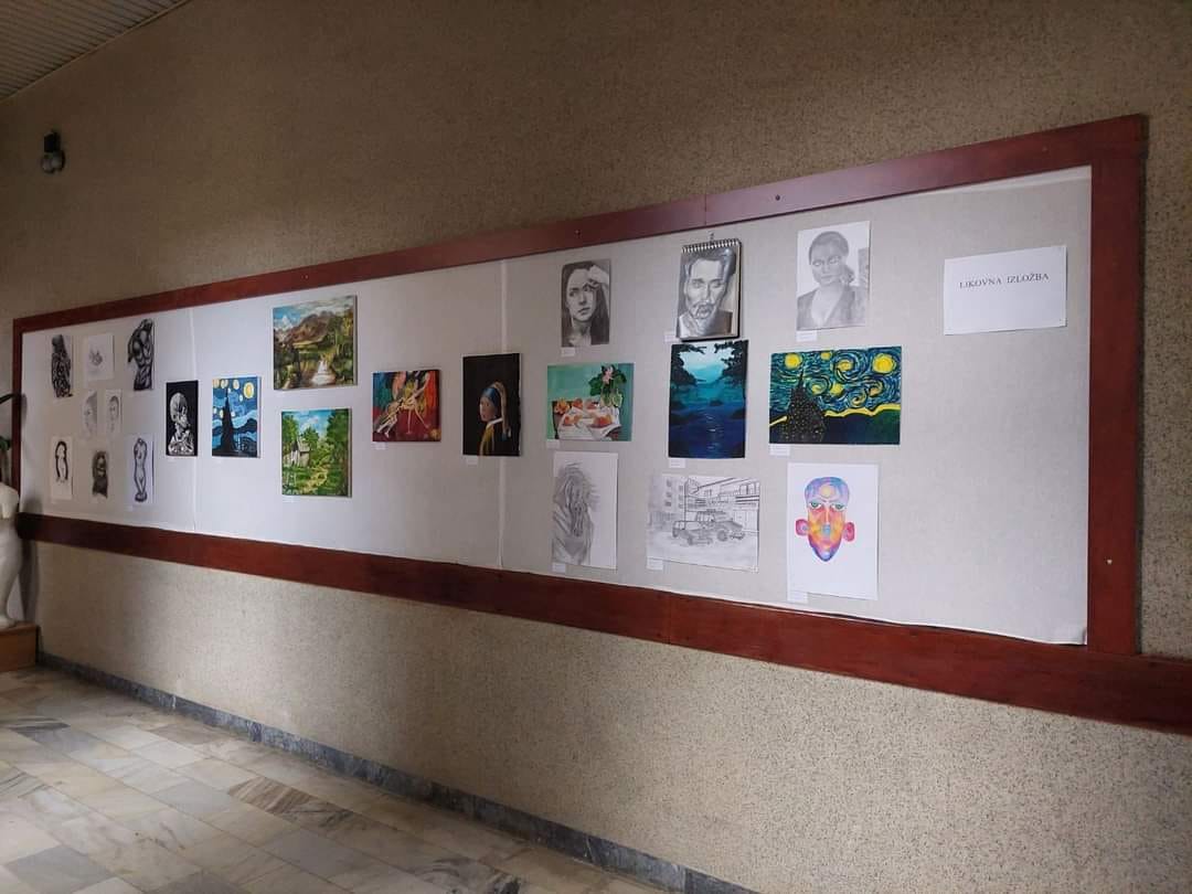 umjetnička djela, Gimnazija Panto Mališić