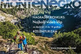 NTO CG: Konkurs za najbolji kratki video klip na temu "Zeleni turizam"