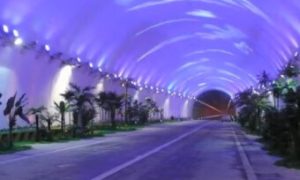 Jedan od najdužih tunela na svijetu: Ima vještačke oblake i cvijeće