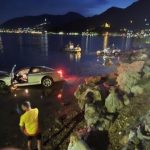 Tivat: Dva vozila završila u moru, povrijeđenih nema