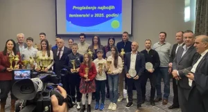 Jovanović i Nikčević ponovo na vrhu – odluka Teniskog saveza Crne Gore