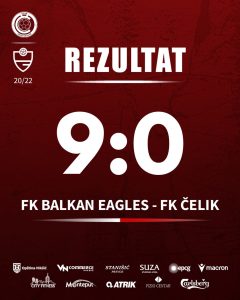 FK Čelik poražen od Balkan Eaglesa