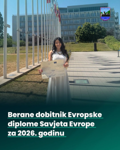 Beranama uručena Evropska diploma Savjeta Evrope