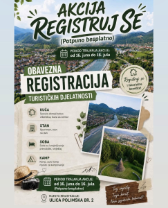 Besplatna registracija za turističke djelatnike