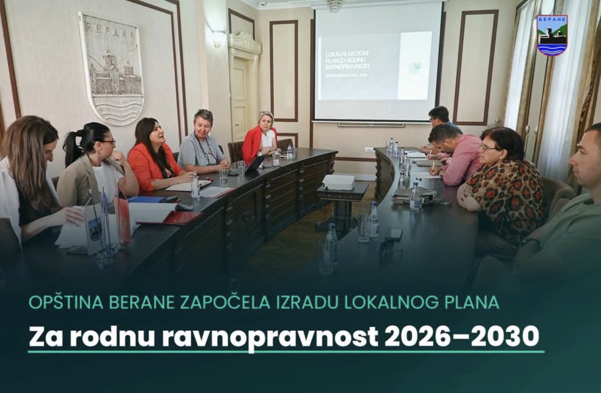 Izrada Lokalnog plana za rodnu ravnopravnost u Beranama