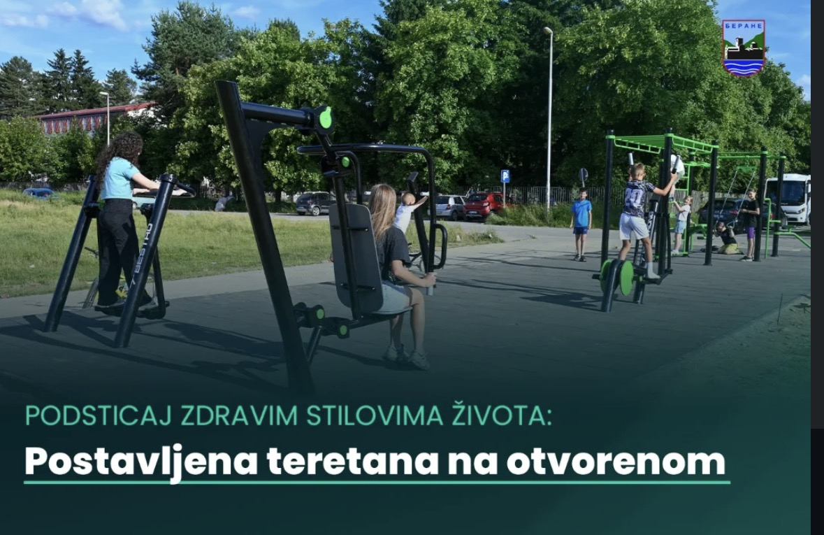 Teretana na otvorenom Berane