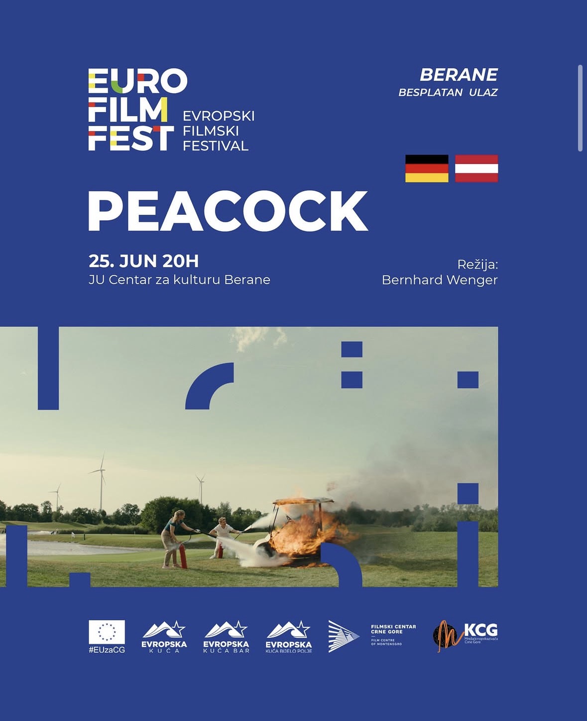 film „Peacock“ 25. juna u Beranama