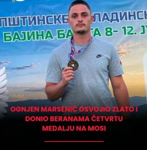 Ognjen Marsenić donio Beranama novo zlato