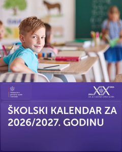 Usvojen školski kalendar za 2026/2027. godinu