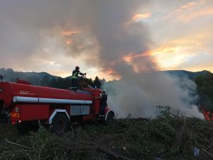 Akcija Beranskih vatrogasaca, izveštaj sa lica mjesta
