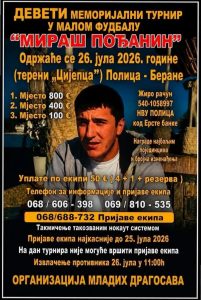 Turnir za sjećanje i sportsko druženje – Cijepca