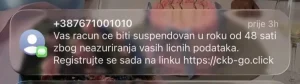 Uprava policije upozorila građane na novi talas SMS prevara