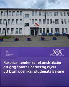 Raspisan tender za obnovu Doma učenika i studenata 